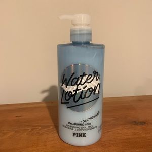 Victoria's Secret Pink Water Lotion 14 fl oz Set Hyaluronic Acid Sea Minerals